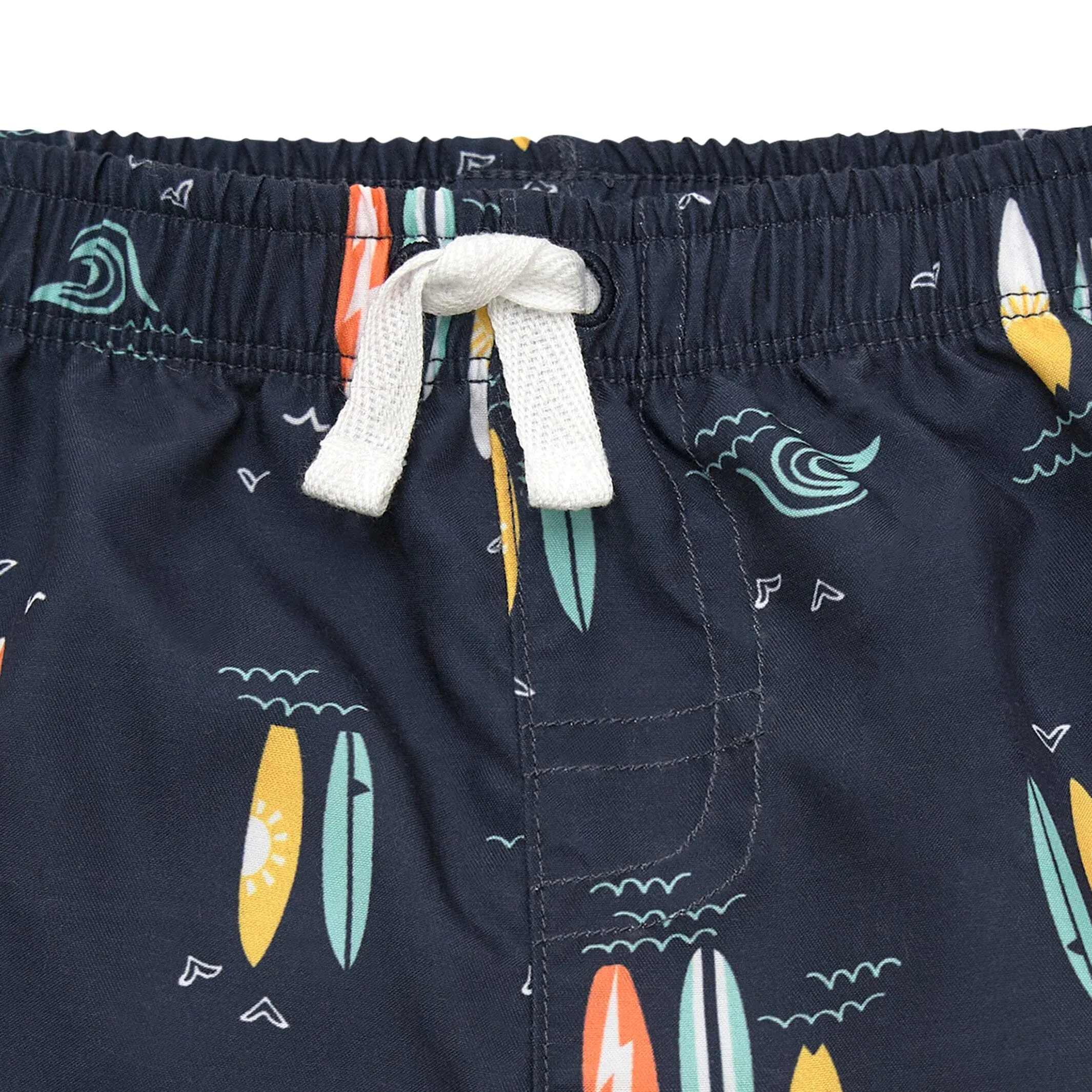 2-Pack Baby & Toddler Boys UPF 50  Surfboard Swim Trunks Gerber Childrenswea