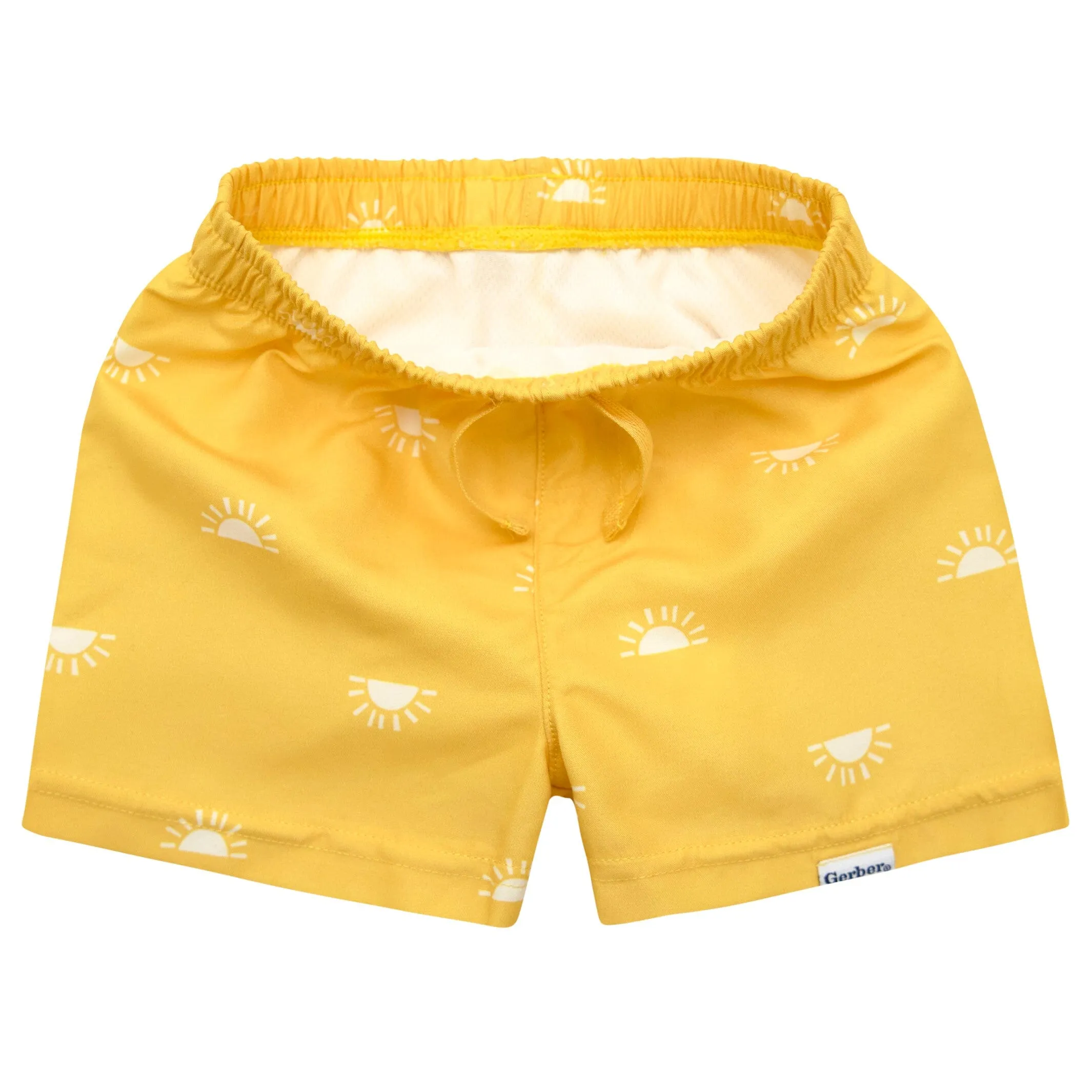 2-Pack Baby & Toddler Boys UPF 50  Turtles & Suns Swim Trunks Gerber Childrenswea