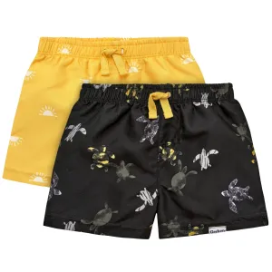 2-Pack Baby & Toddler Boys UPF 50  Turtles & Suns Swim Trunks Gerber Childrenswea
