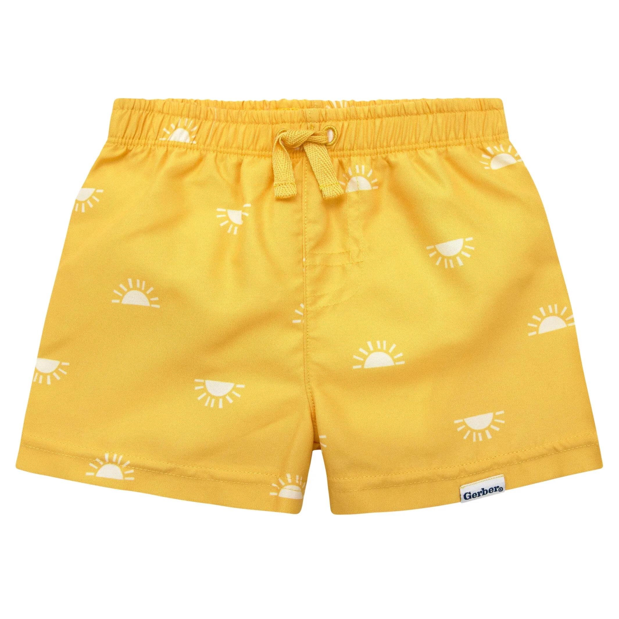 2-Pack Baby & Toddler Boys UPF 50  Turtles & Suns Swim Trunks Gerber Childrenswea