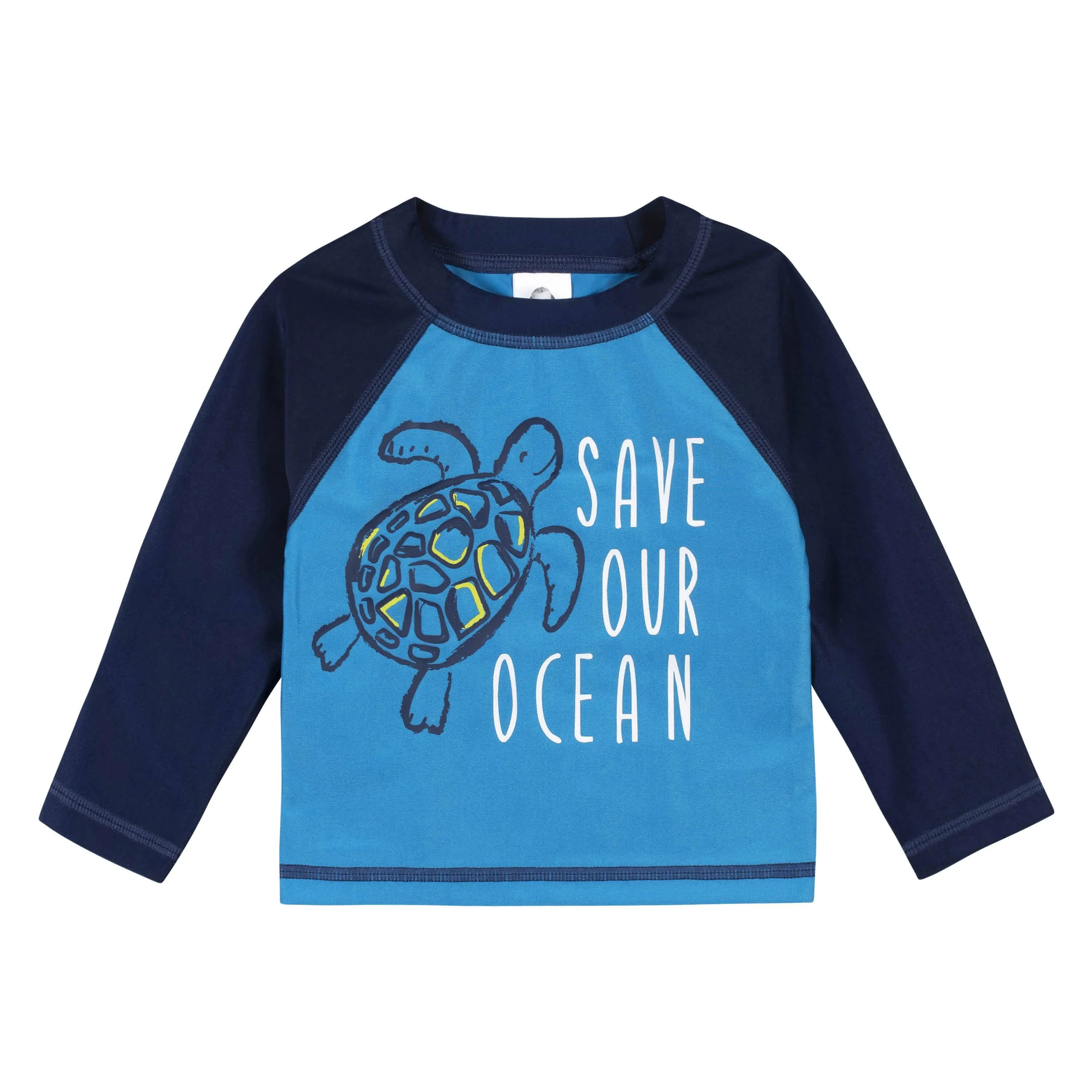 2-Piece Baby & Toddler Boys UPF 50  Sea Friends Rash Guard & Swim Trunks Set Gerber Childrenswea