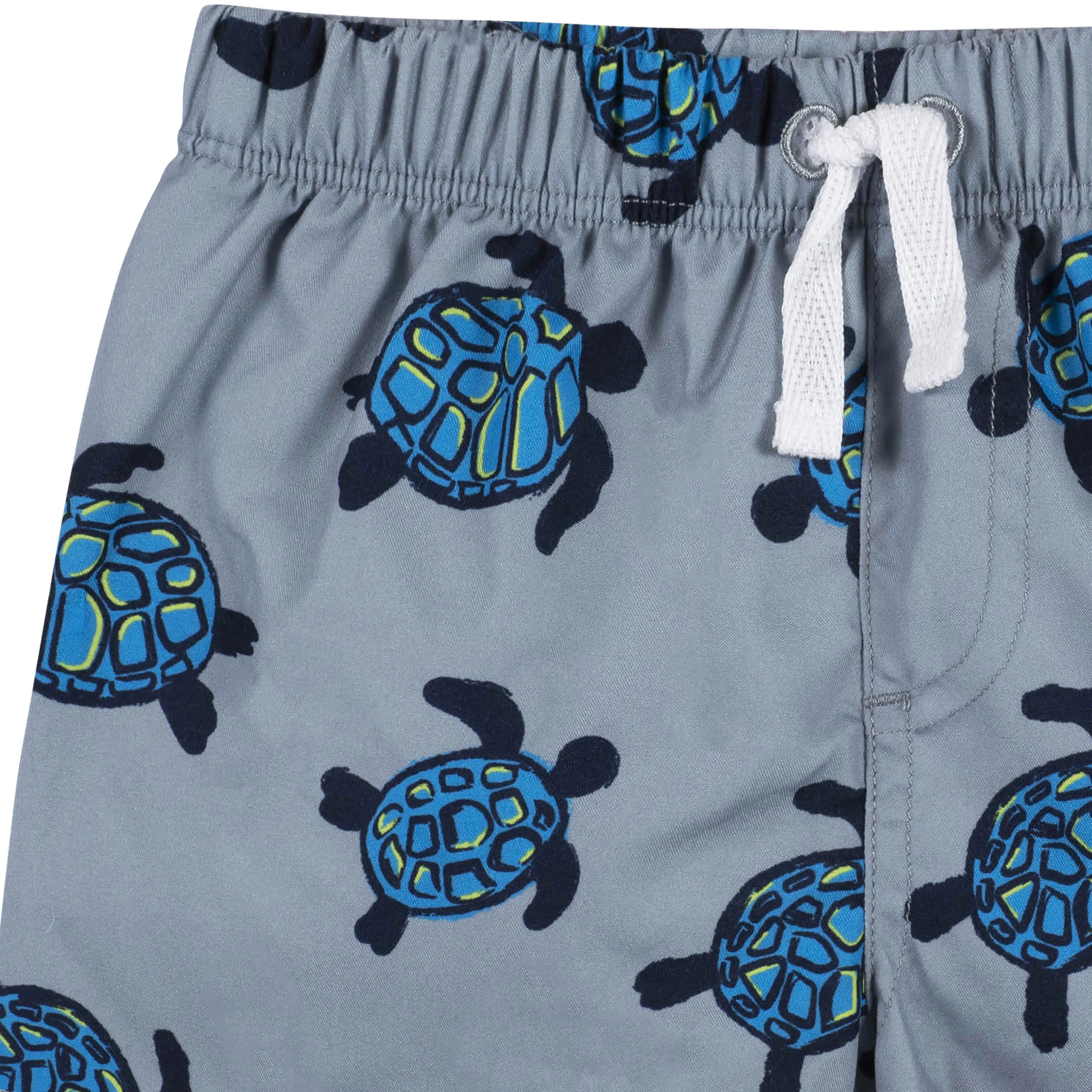 2-Piece Baby & Toddler Boys UPF 50  Sea Friends Rash Guard & Swim Trunks Set Gerber Childrenswea