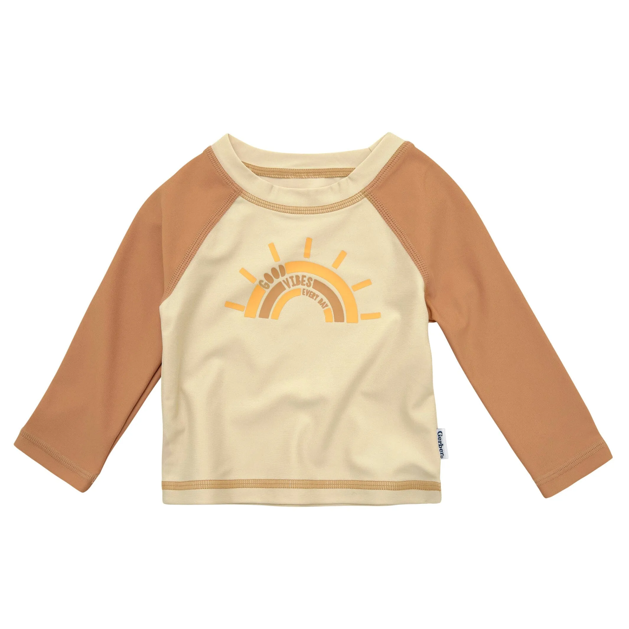 2-Piece Baby & Toddler Boys UPF 50  Suns Rash Guard & Swim Trunks Set Gerber Childrenswea