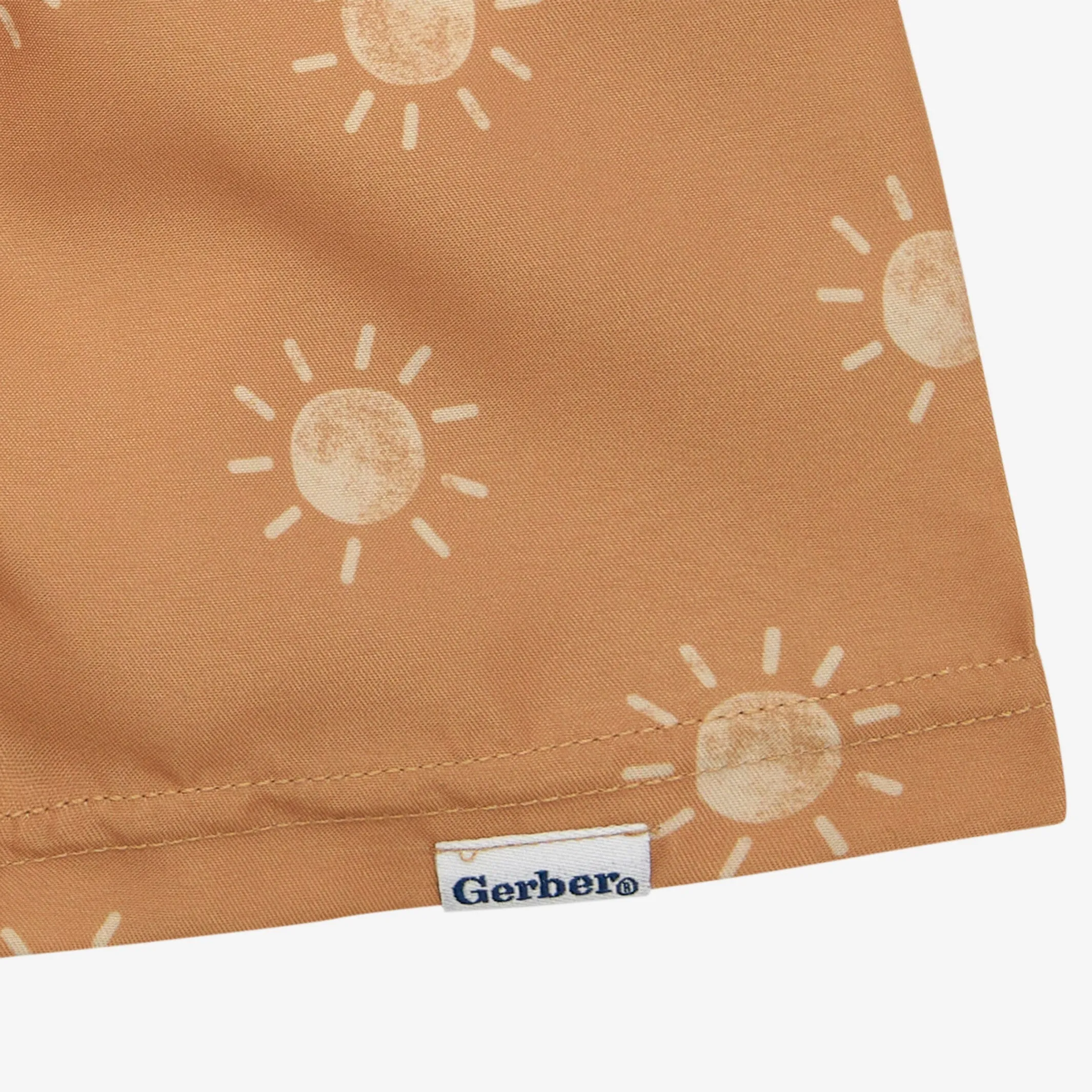 2-Piece Baby & Toddler Boys UPF 50  Suns Rash Guard & Swim Trunks Set Gerber Childrenswea