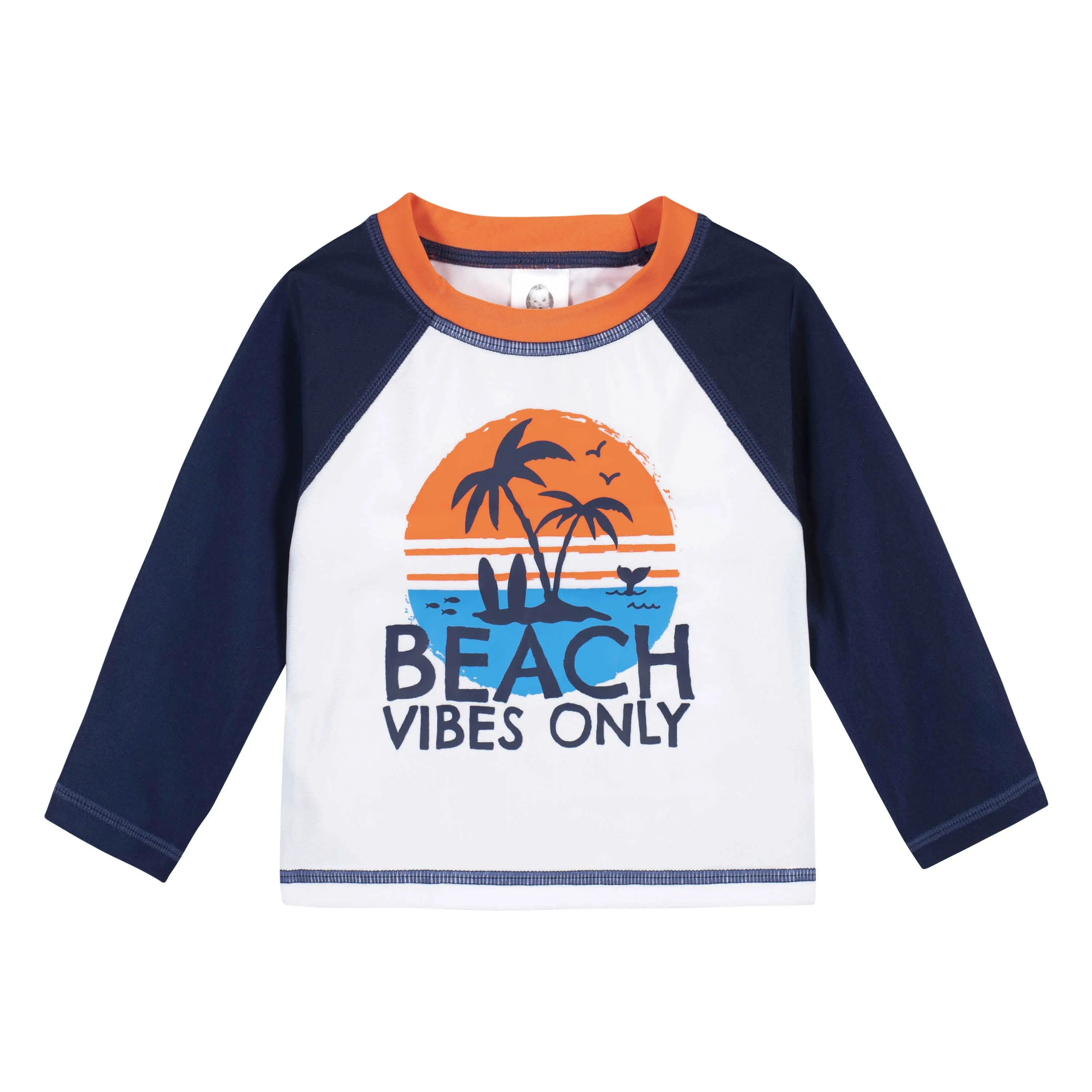 2-Piece Baby & Toddler Boys UPF 50  Vacation Vibes Rash Guard & Swim Trunks Set Gerber Childrenswea