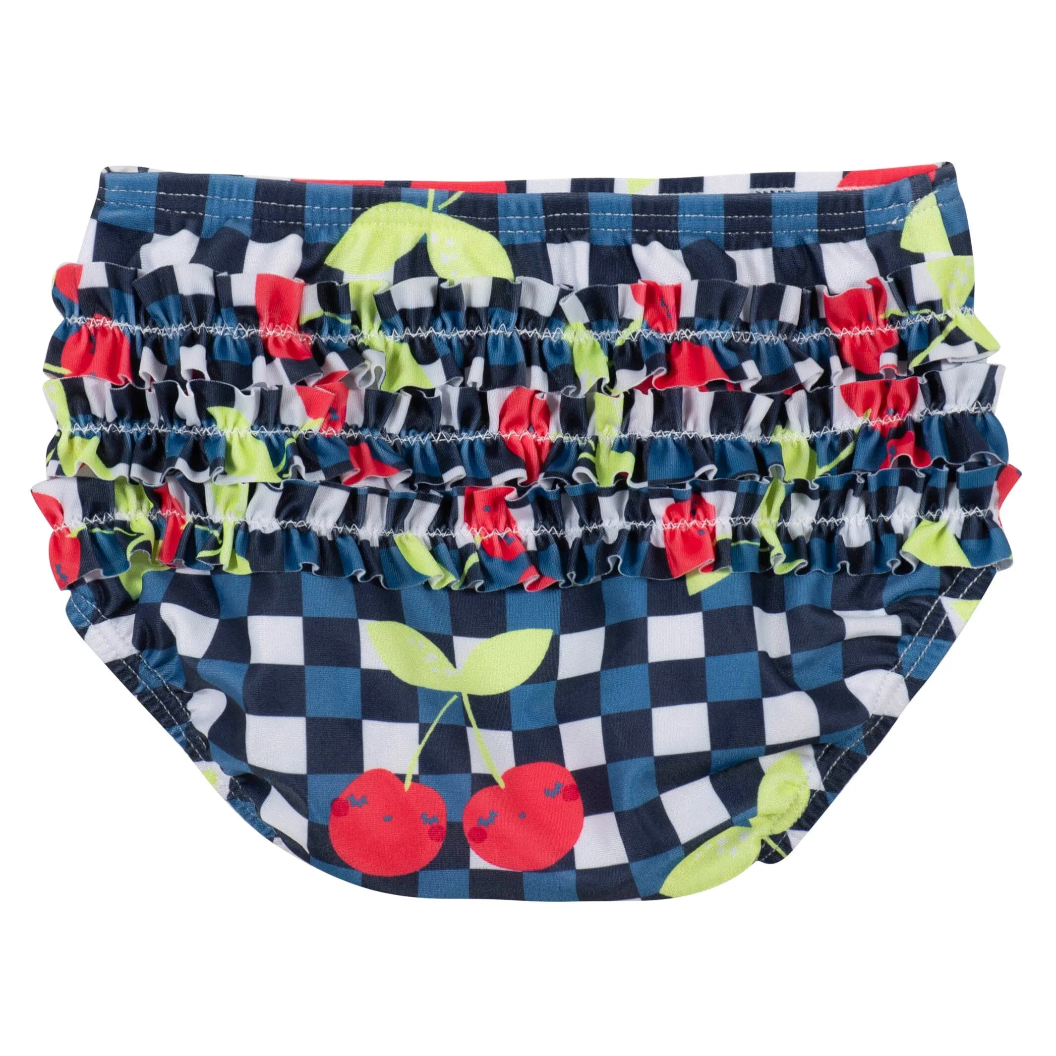 2-Piece Baby & Toddler Girls UPF 50  Cherry Rash Guard & Swim Bottoms Set Gerber Childrenswea