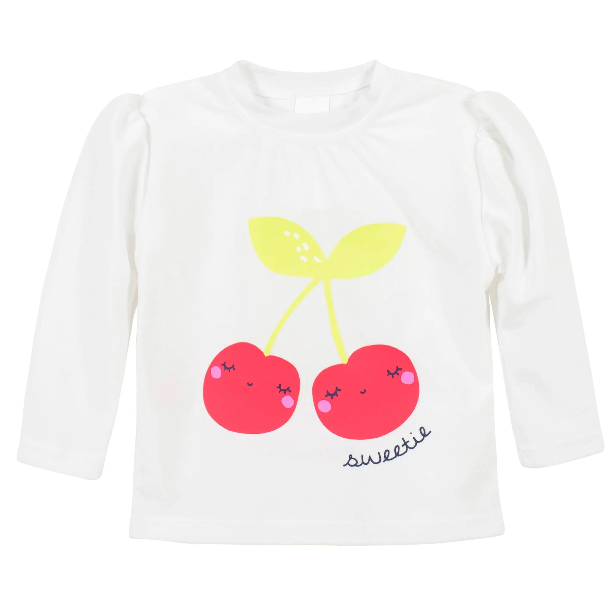 2-Piece Baby & Toddler Girls UPF 50  Cherry Rash Guard & Swim Bottoms Set Gerber Childrenswea