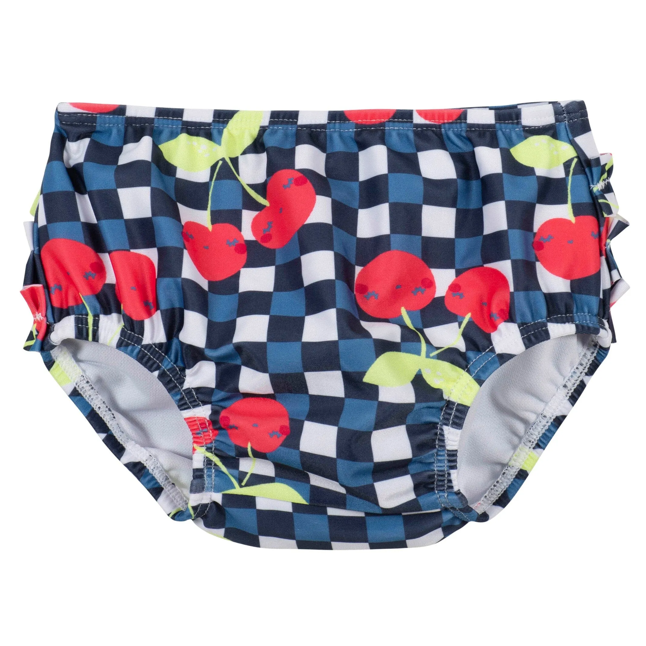 2-Piece Baby & Toddler Girls UPF 50  Cherry Rash Guard & Swim Bottoms Set Gerber Childrenswea