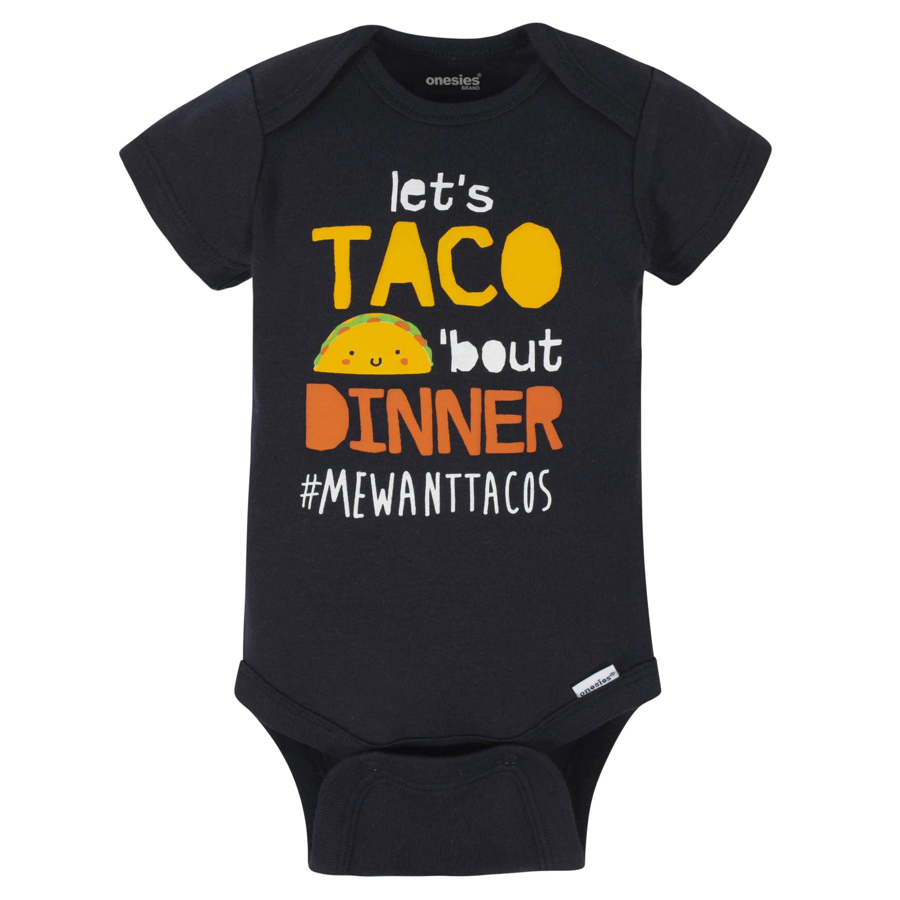 8-Pack Baby Neutral Taco Onesies Brand Bodysuits Gerber Childrenswea