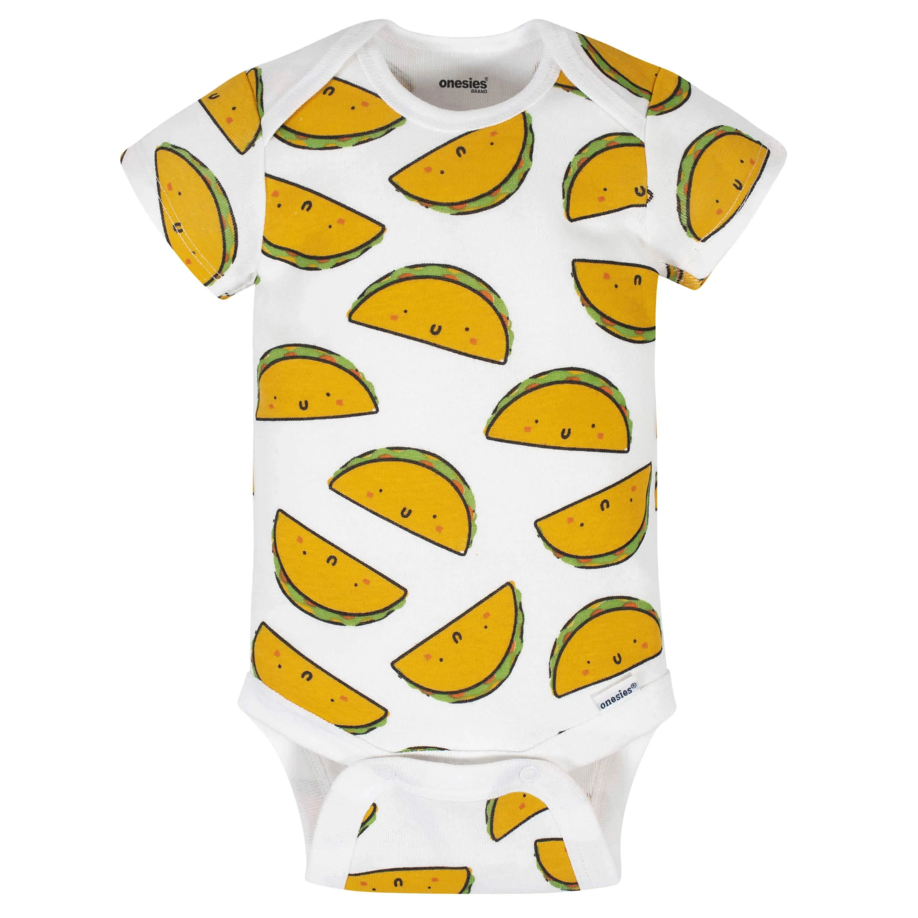 8-Pack Baby Neutral Taco Onesies Brand Bodysuits Gerber Childrenswea