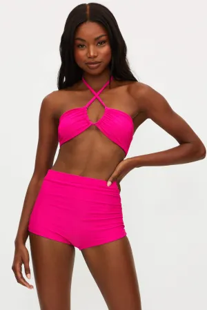 Abby Top Bright Fuchsia Beach Riot