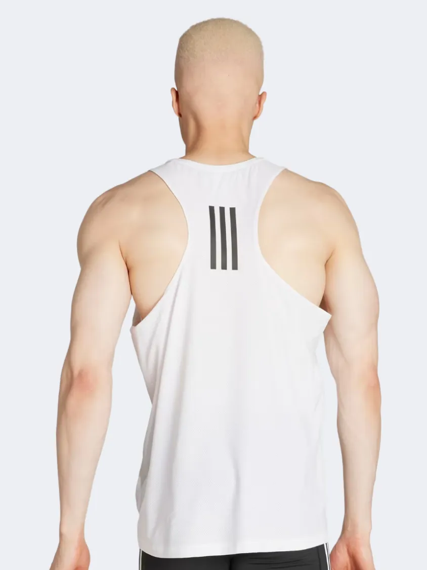 Adidas Own Men Running Tank White