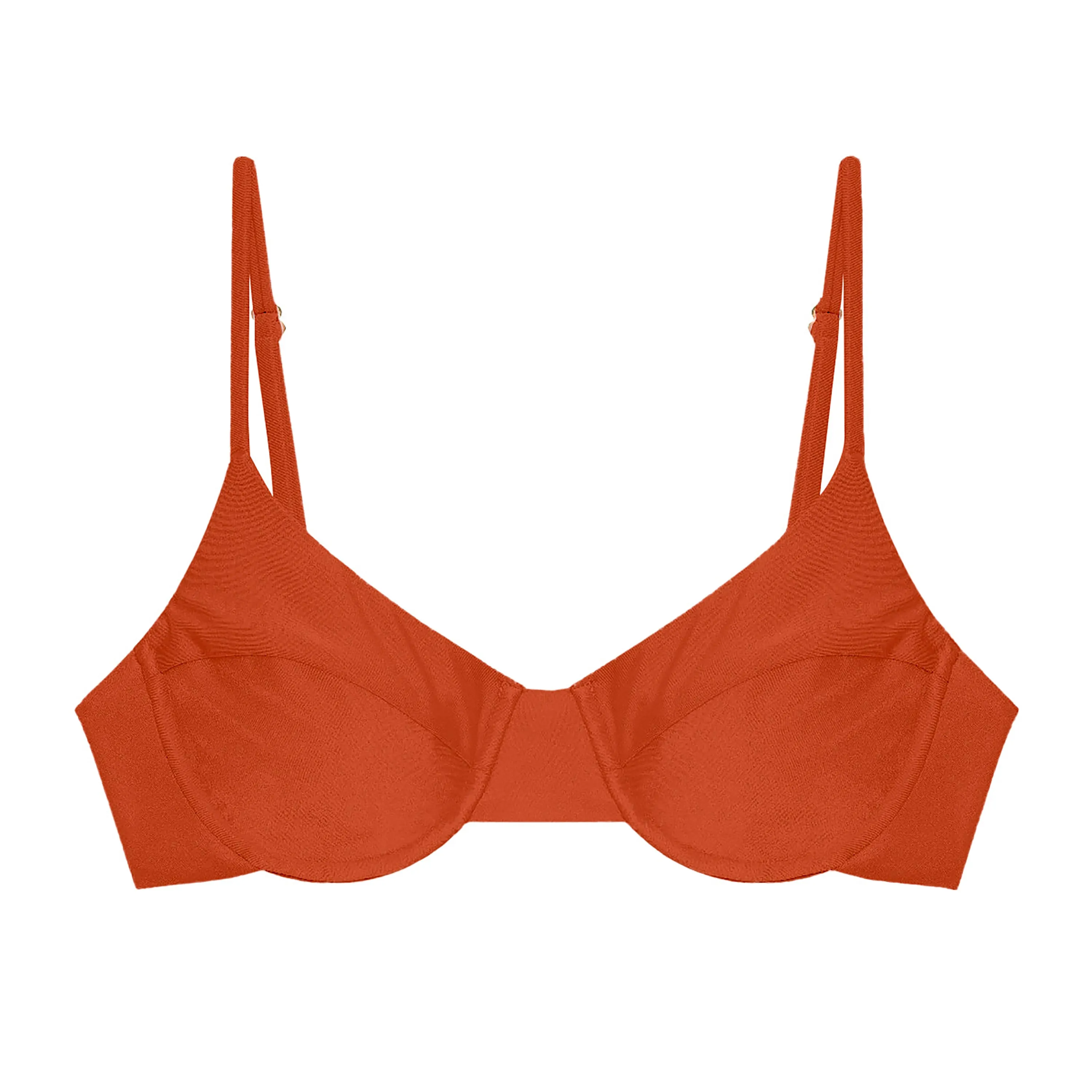 Alina Top | Clay Matte JADE SWIM