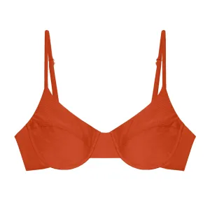 Alina Top | Clay Matte JADE SWIM