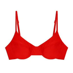Alina Top | Crimson Matte JADE SWIM