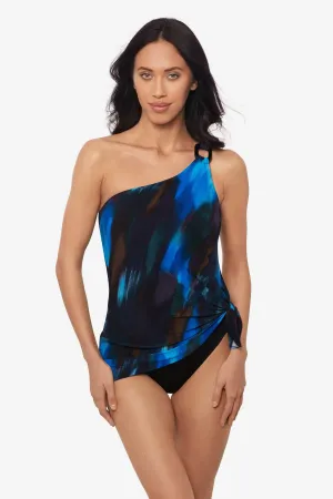 Amal Swim Dress in Swipe Right