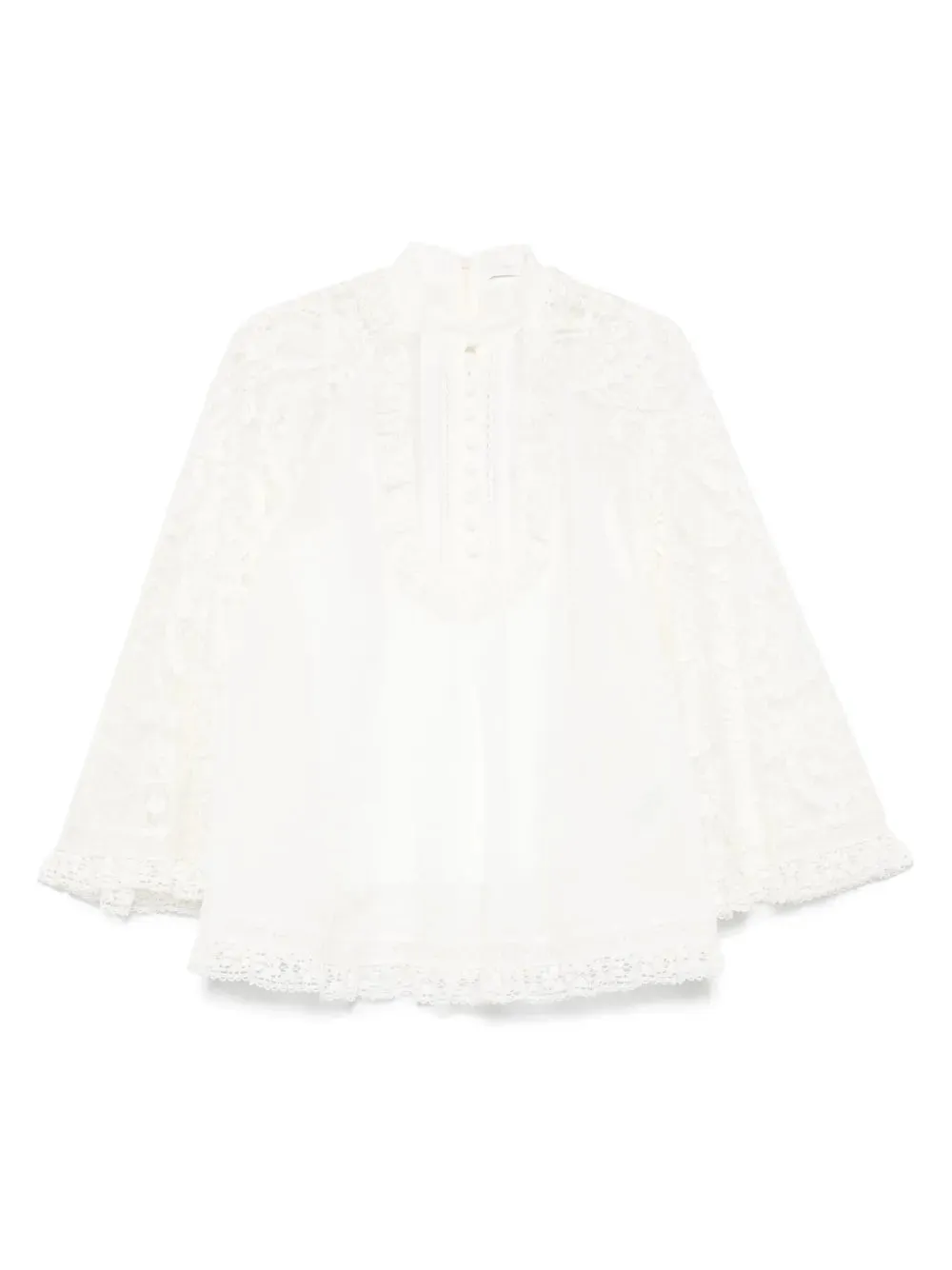 Ascension Lace Yoke Tunic in Cream