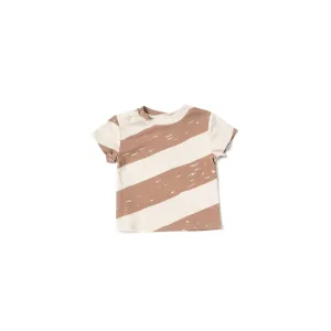 Baby Boxy T-Shirt with Stripes