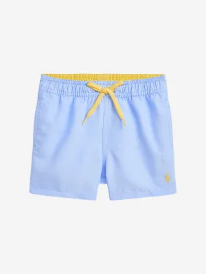 Baby Boys Logo Swim Shorts in Blue