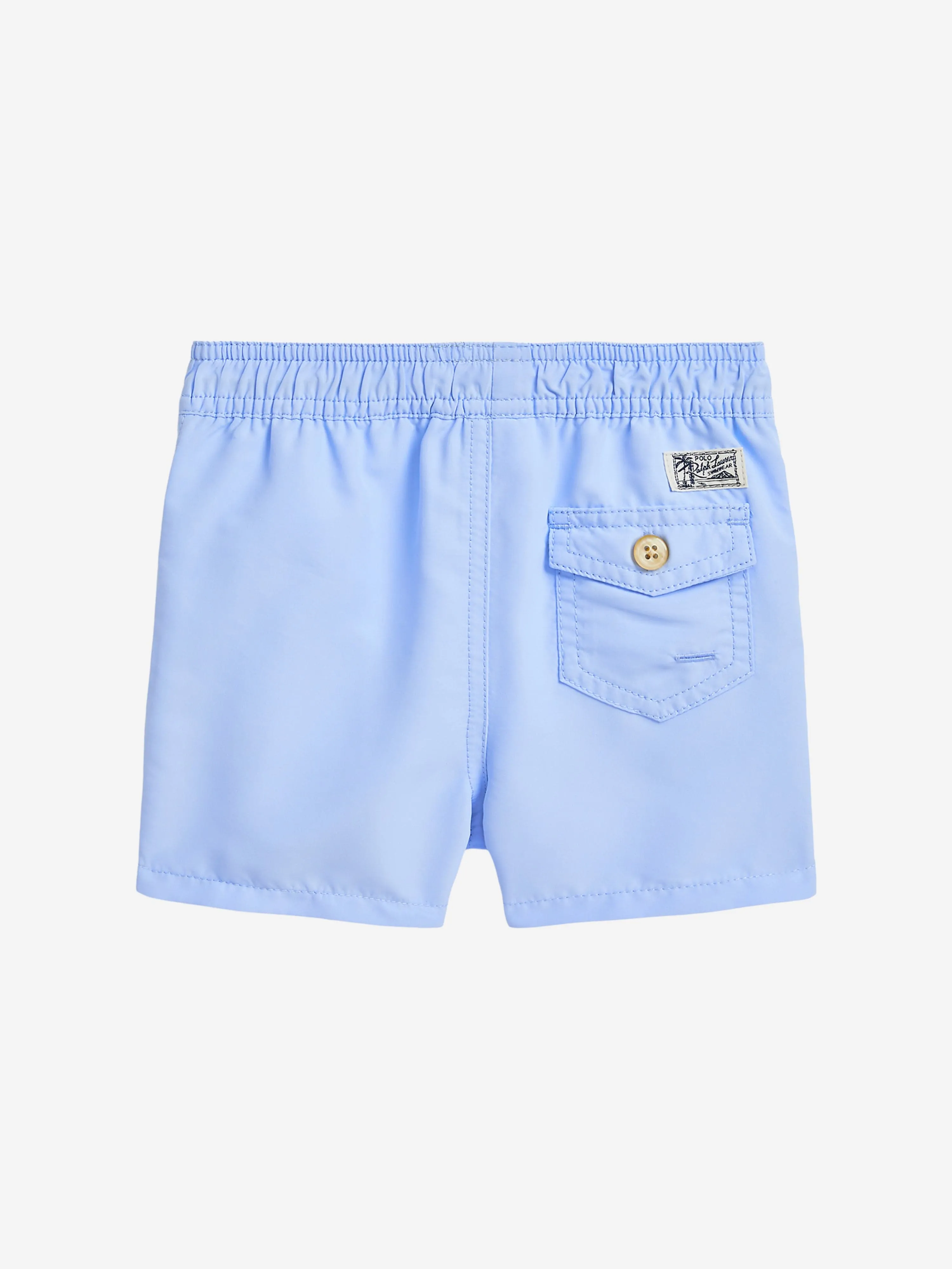 Baby Boys Logo Swim Shorts in Blue