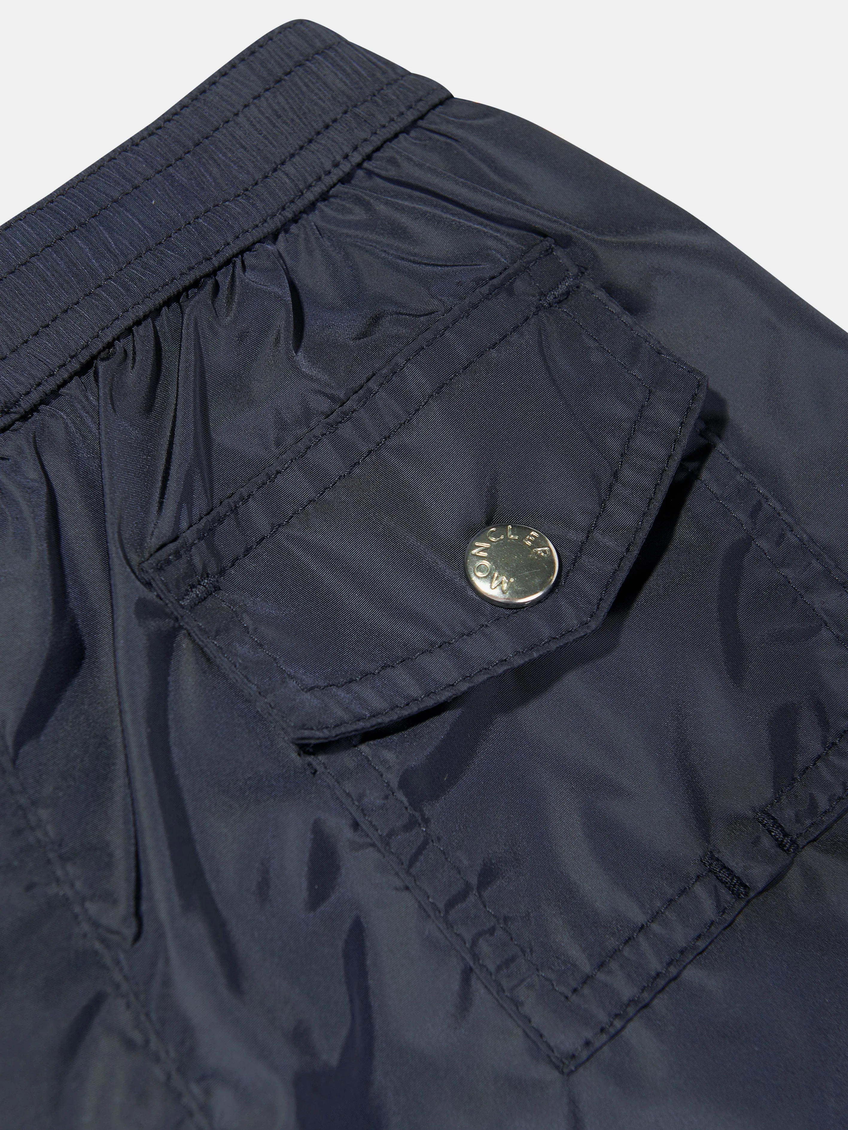 Baby Boys Logo Swim Shorts in Navy