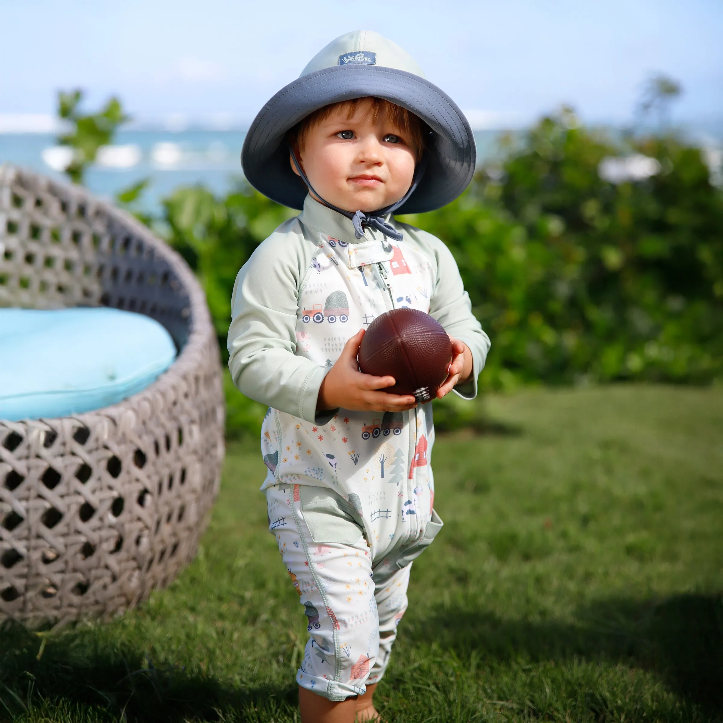 Baby Boys' Reversible Sun Hat
