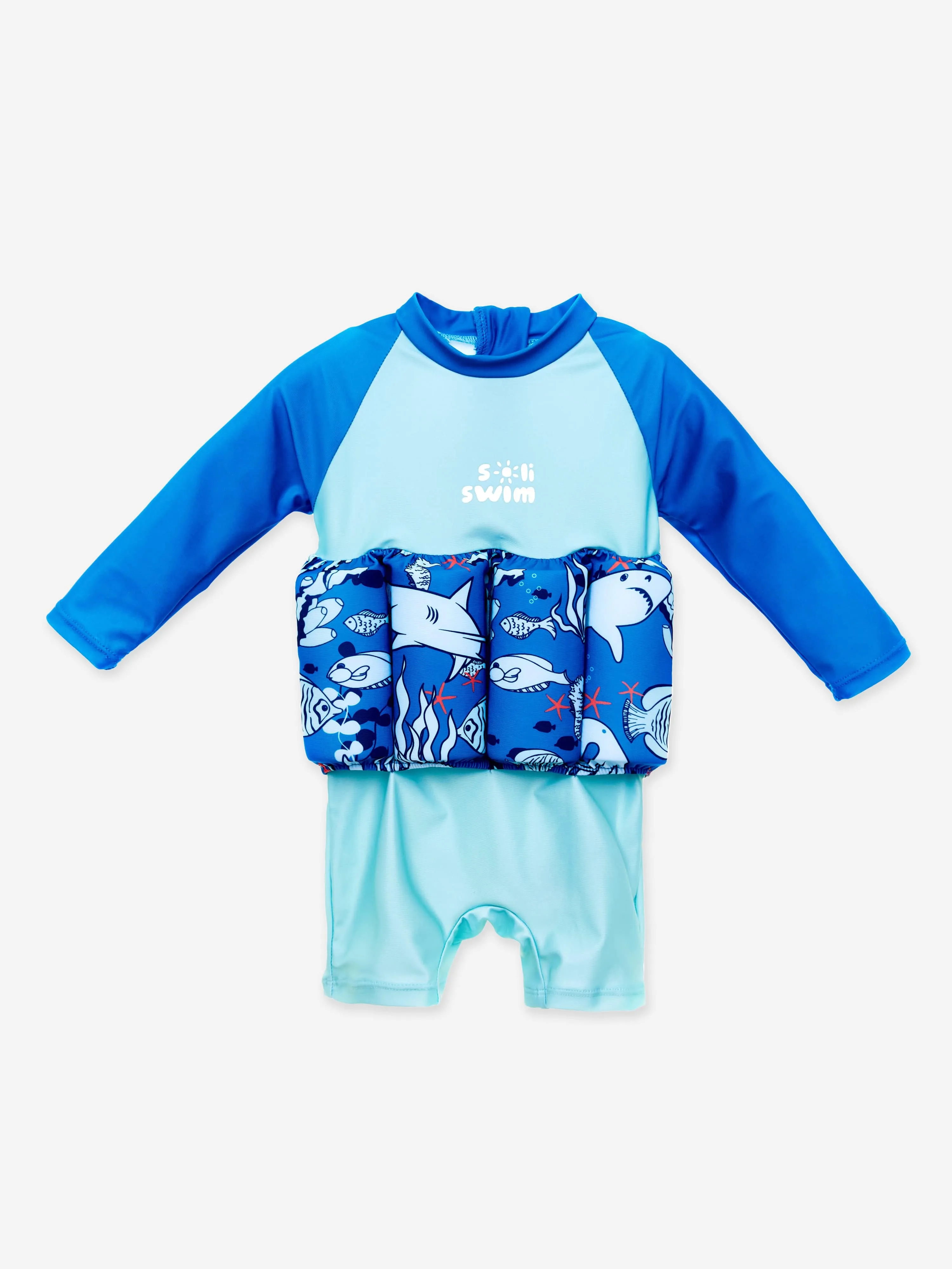 Baby Boys Sealife Float Suit in Blue (UPF50 )