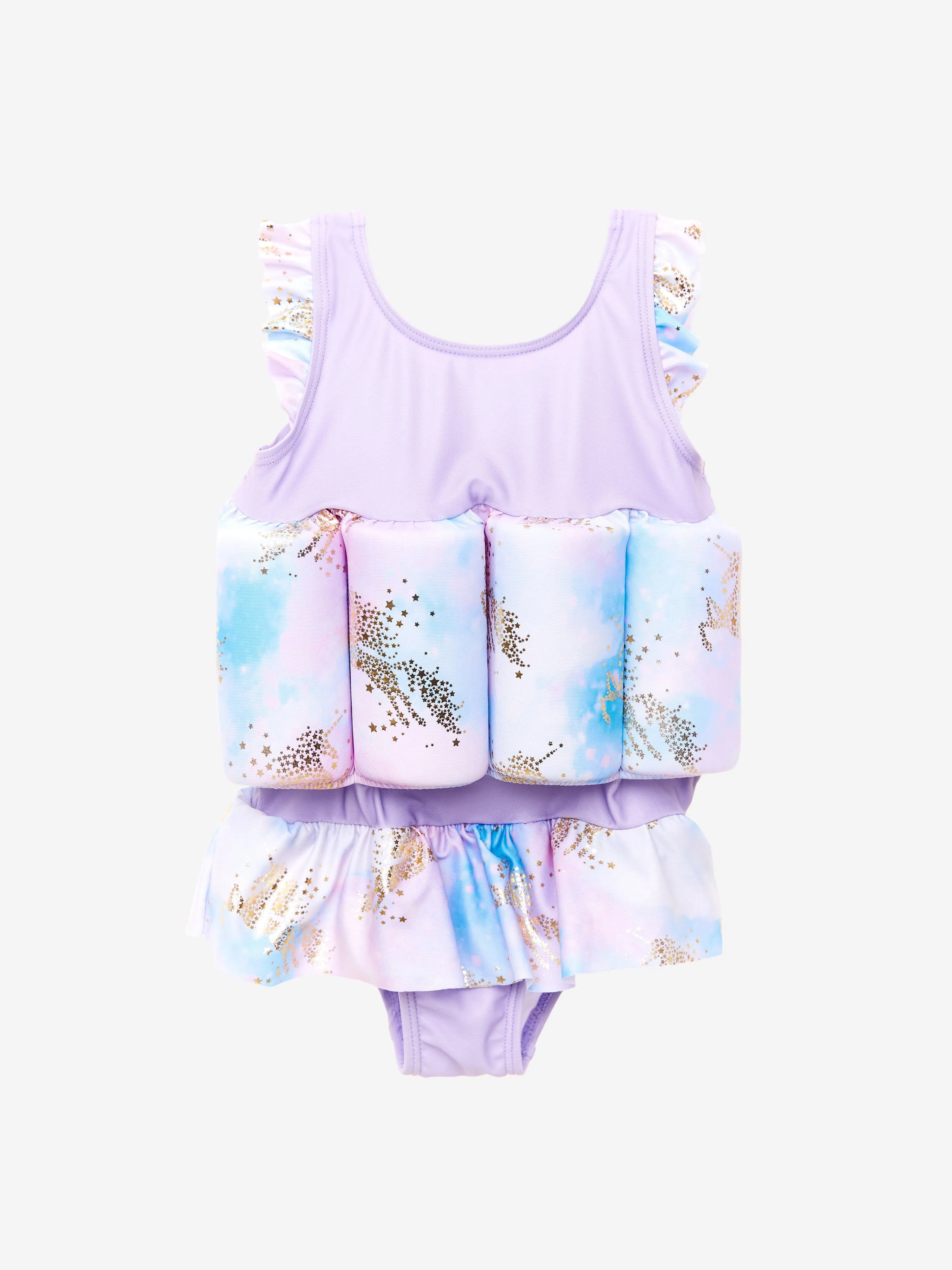 Baby Girls Unicorn Float Suit in Purple (UPF50 )