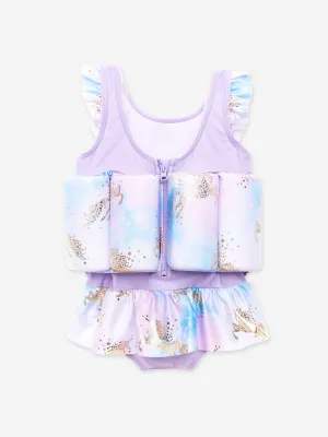 Baby Girls Unicorn Float Suit in Purple (UPF50 )