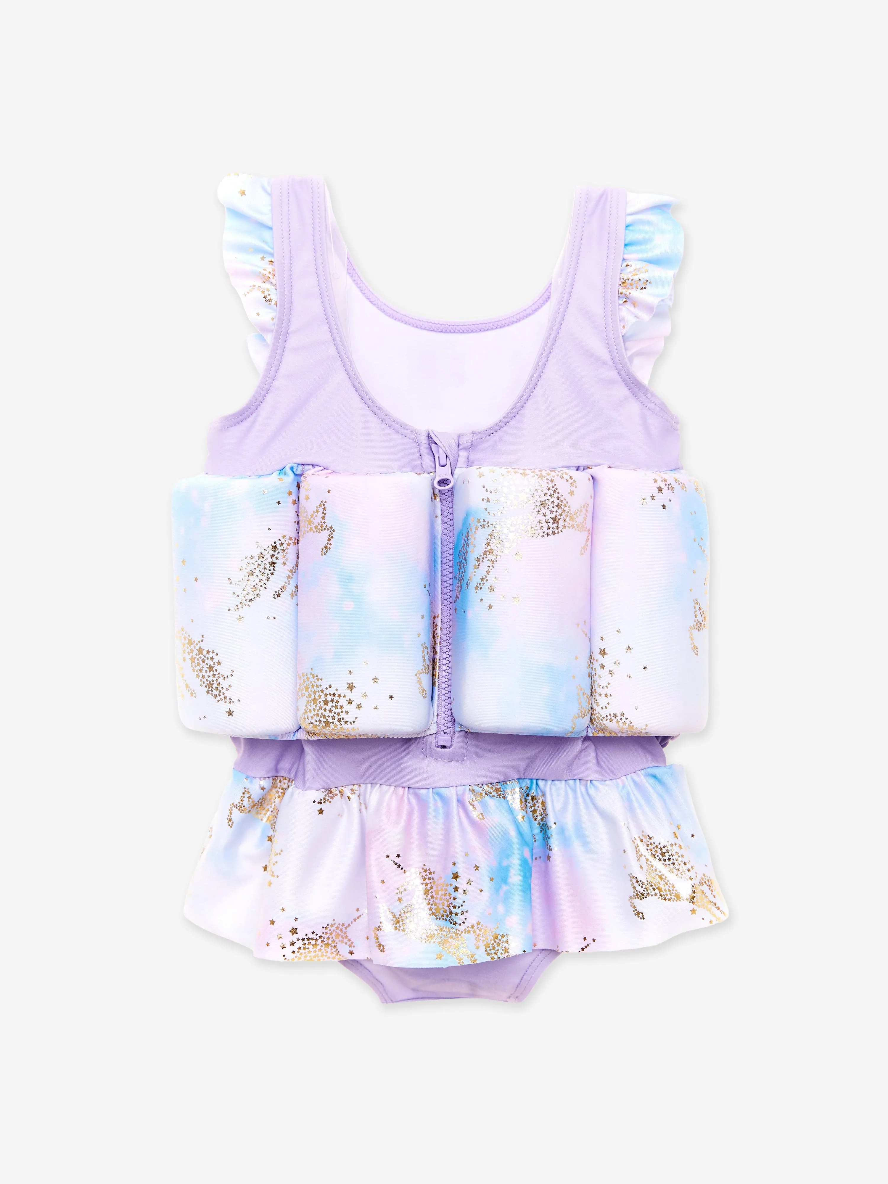 Baby Girls Unicorn Float Suit in Purple (UPF50 )