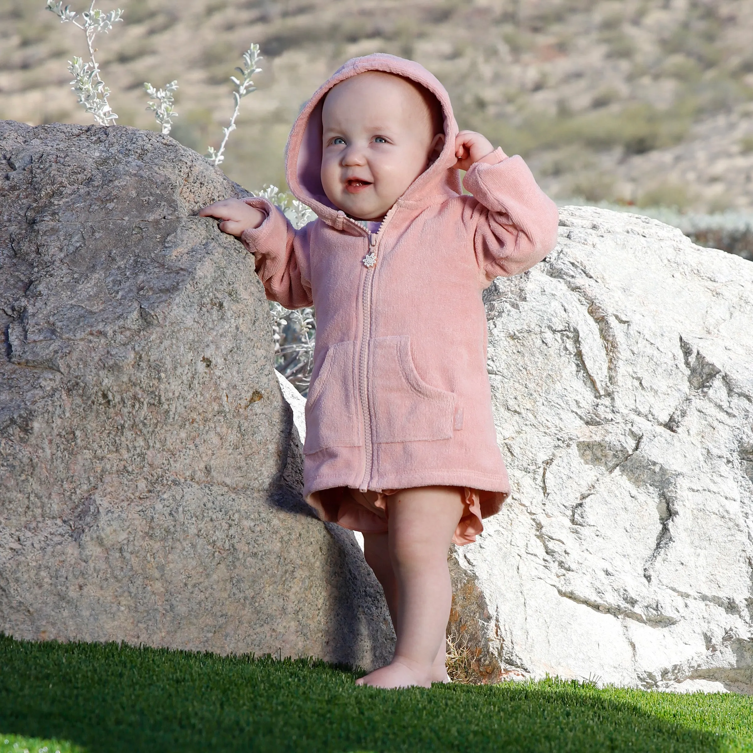 Baby Hooded Terry Beach Cover-Up