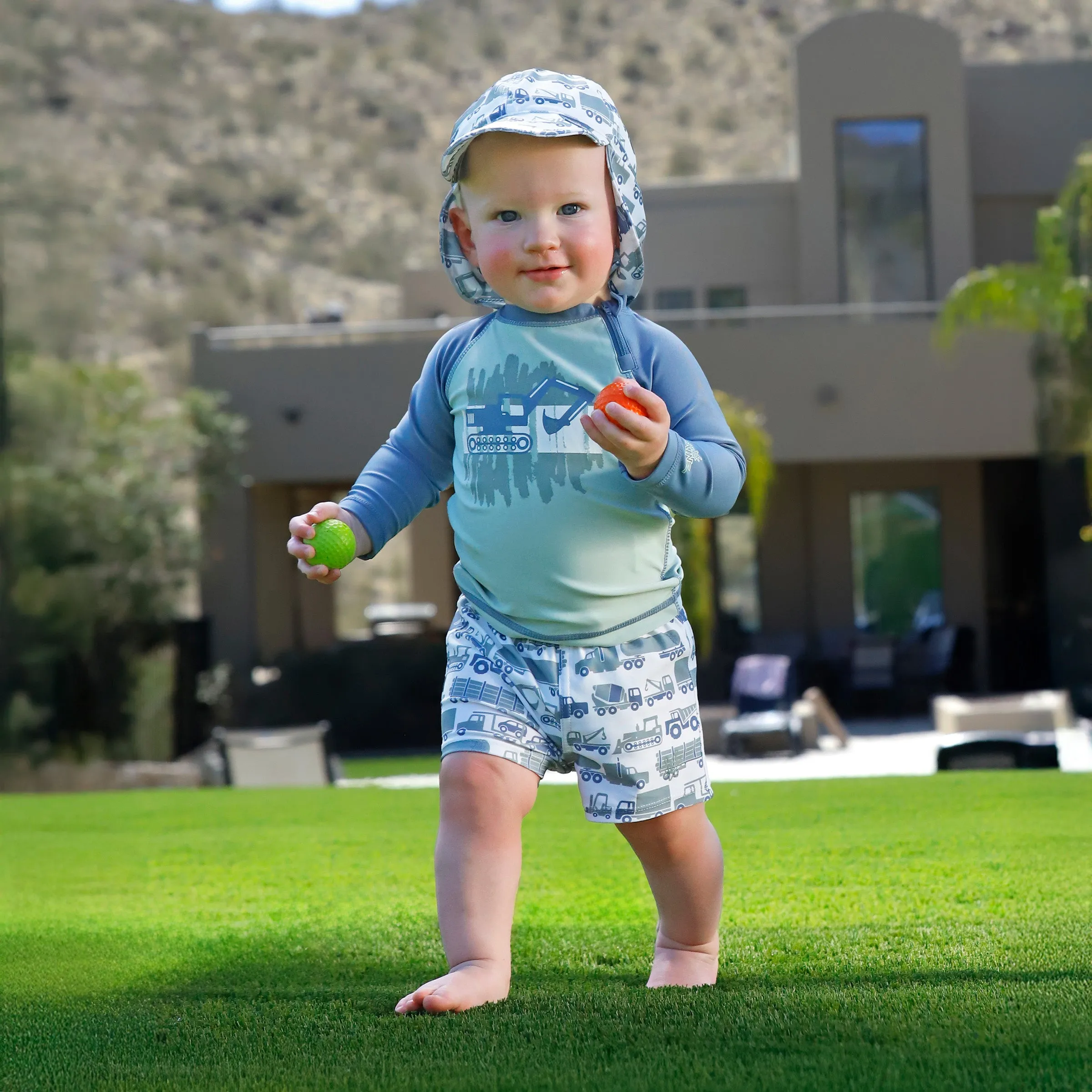 Baby Zippy Long Sleeve Sun & Swim Shirt