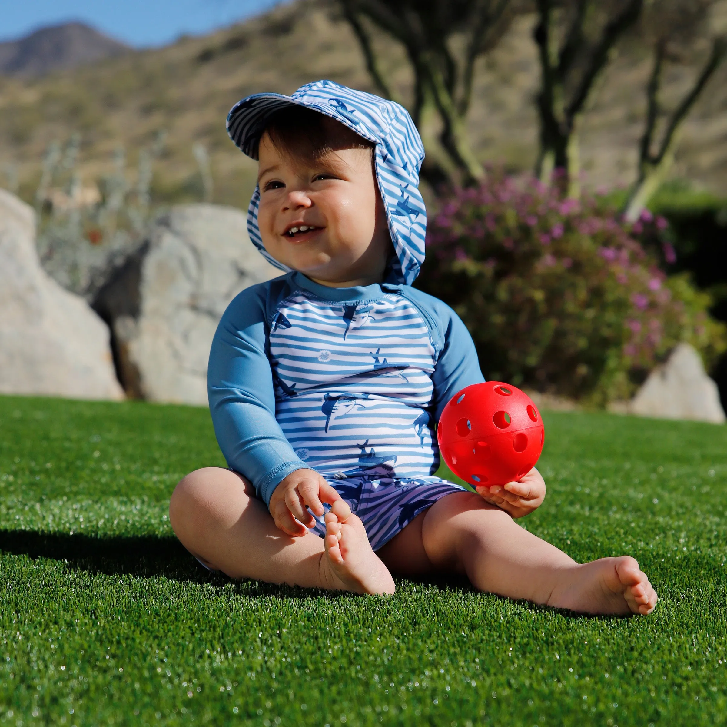 Baby Zippy Long Sleeve Sun & Swim Shirt