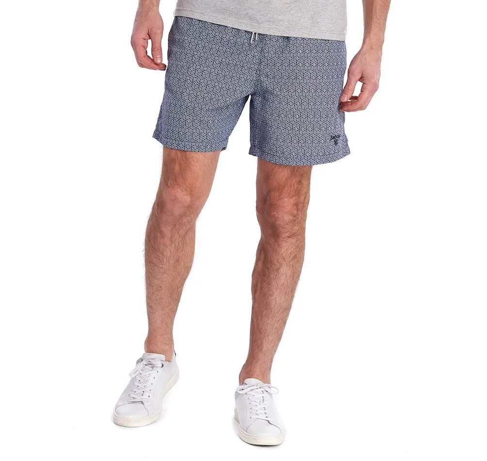 Barbour Geo Print Swim Short - Navy