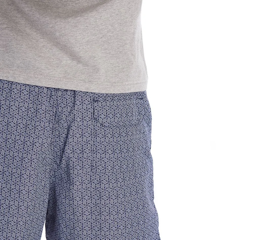 Barbour Geo Print Swim Short - Navy