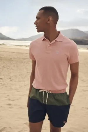 Barbour John Swim Short - Pink Salt
