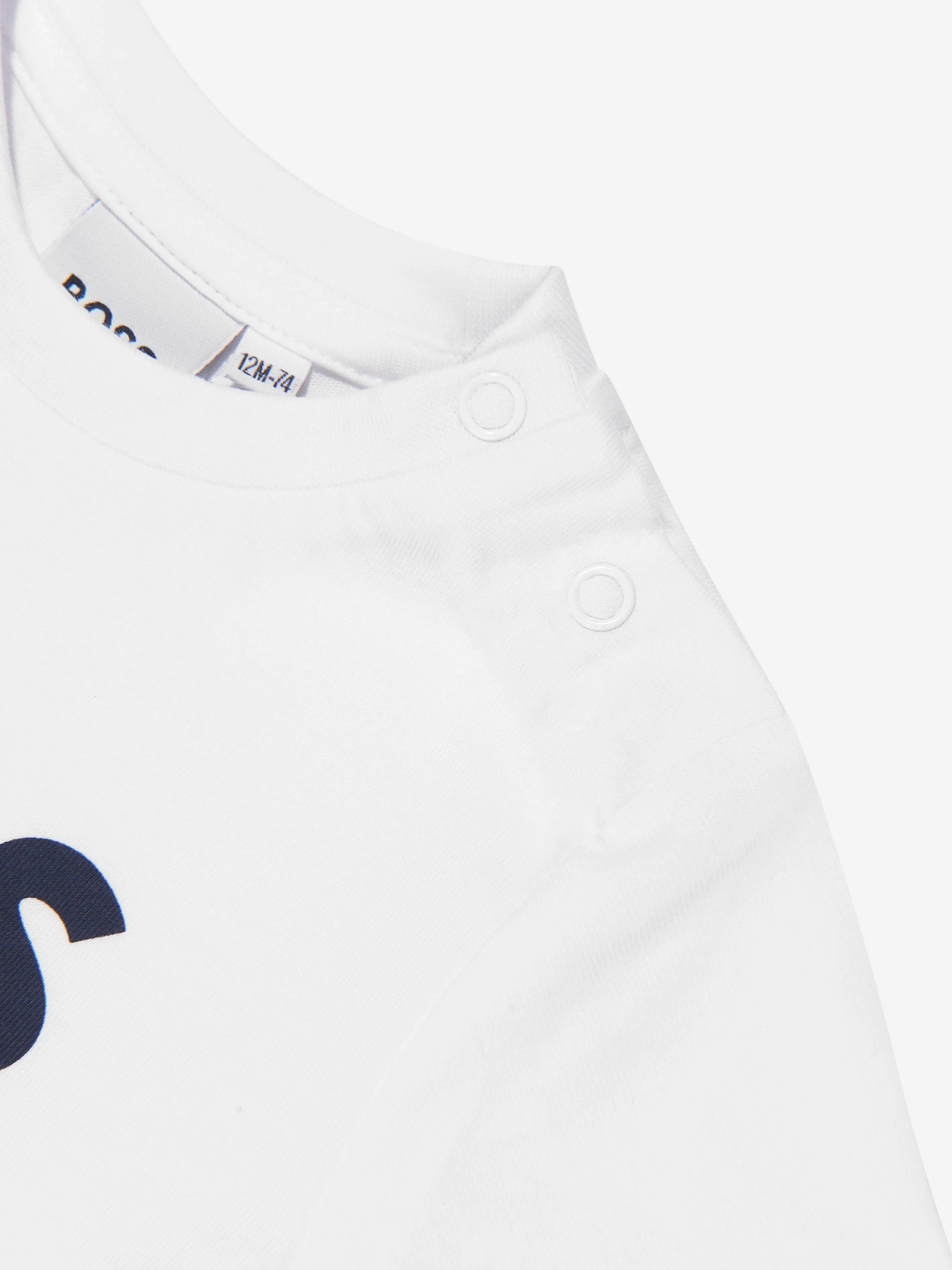 BOSS Baby Boys Logo T-Shirt in White