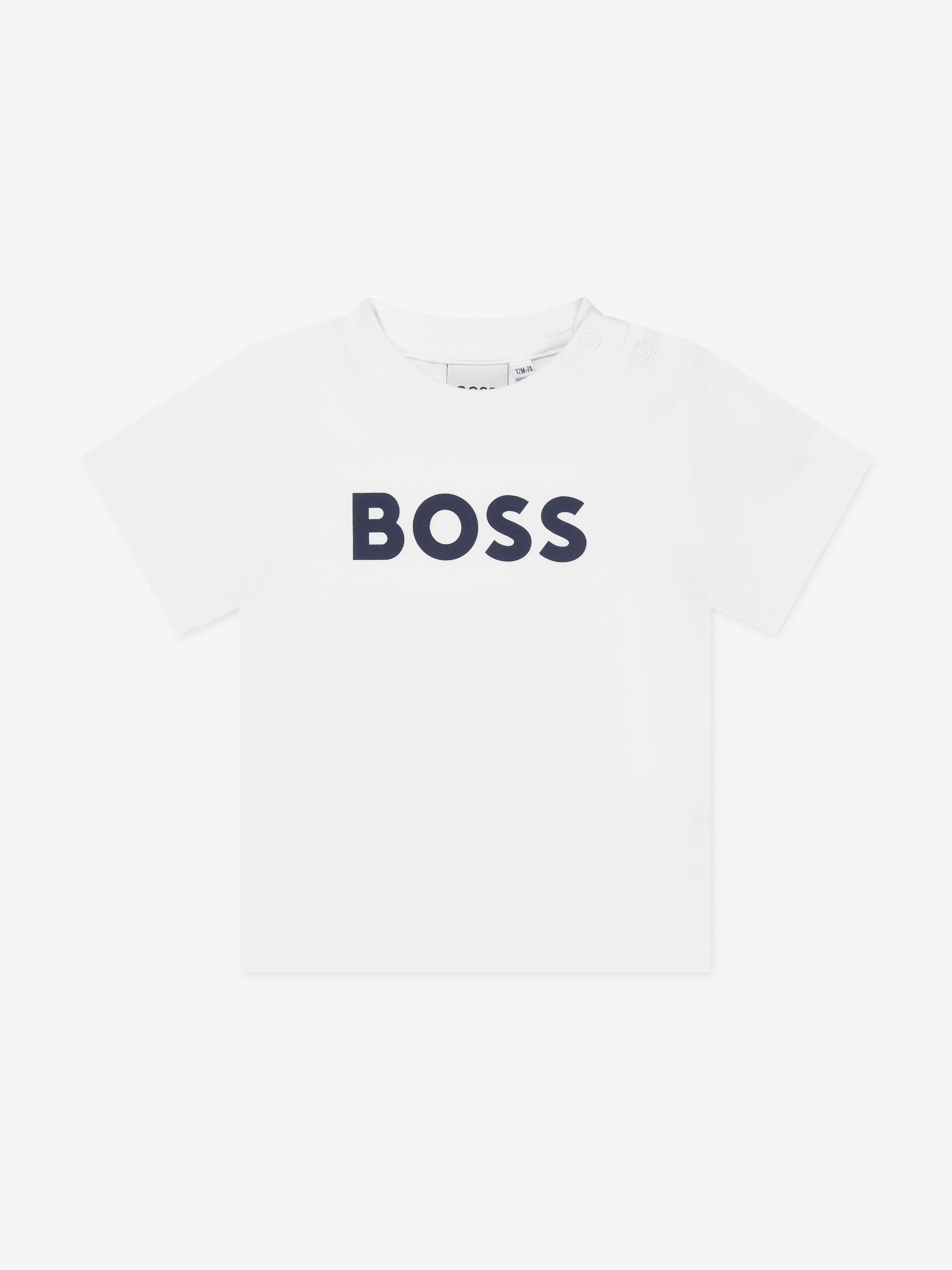 BOSS Baby Boys Logo T-Shirt in White