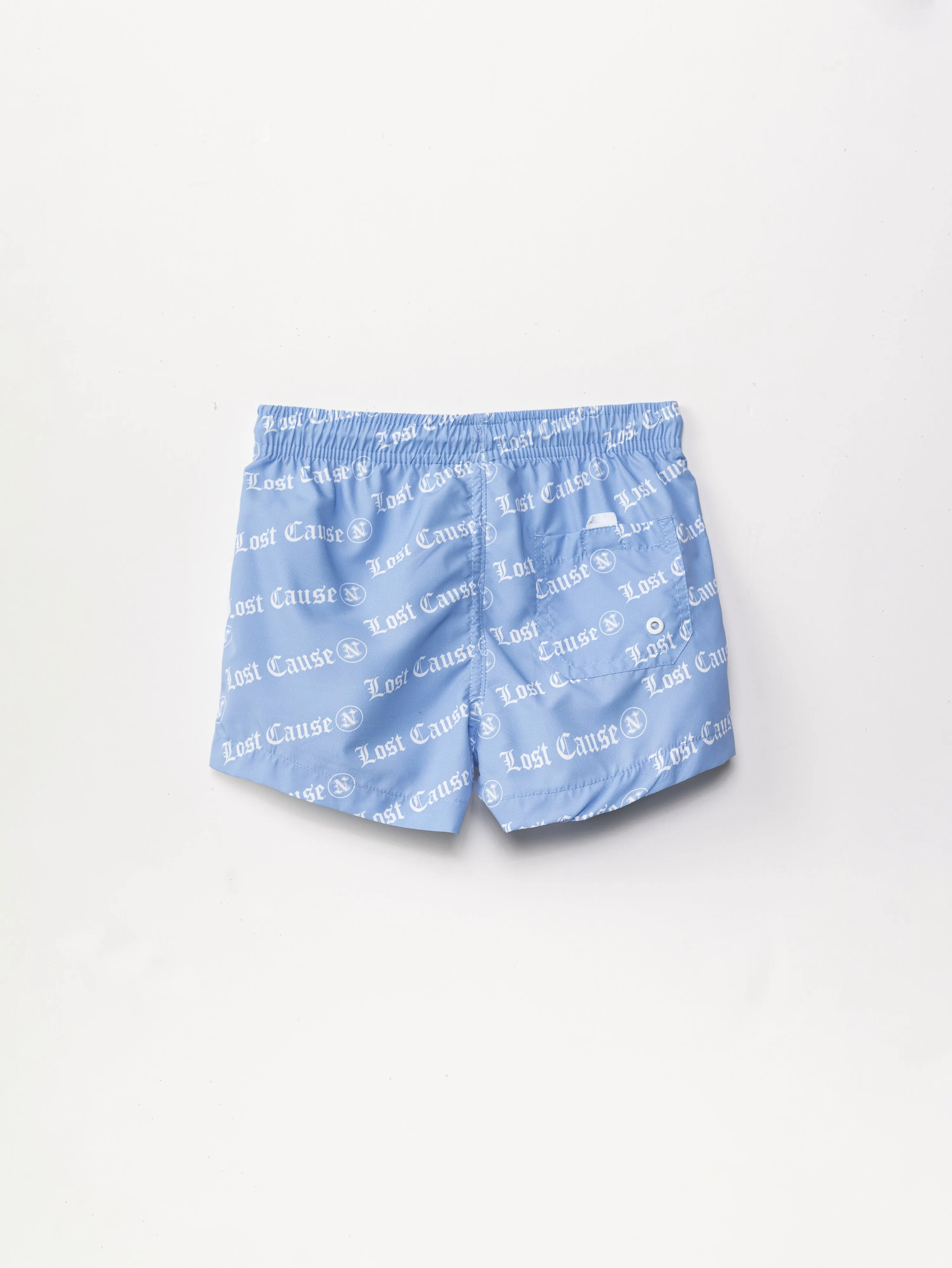 Boys Light Blue Swim Trunks