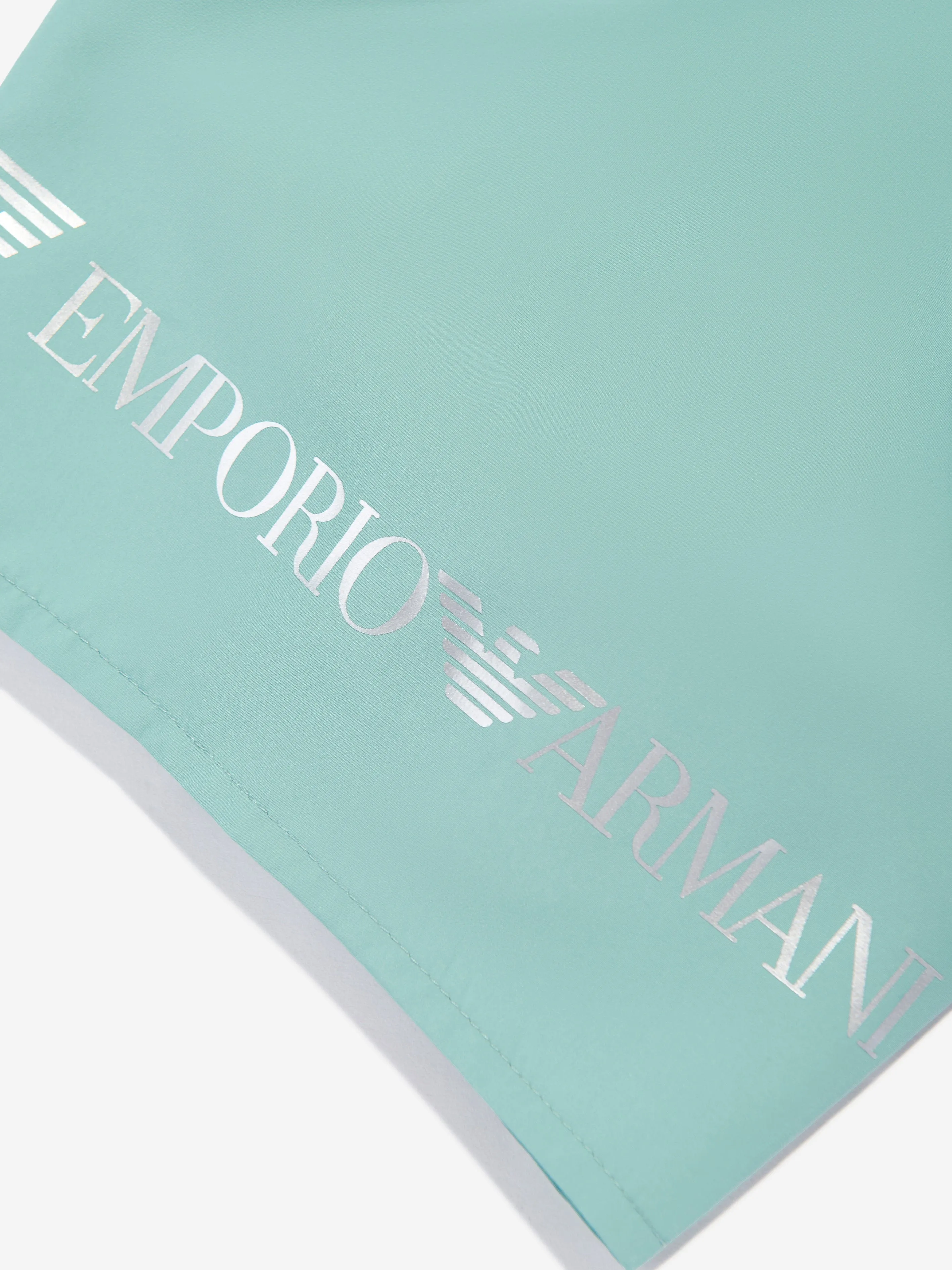 Boys Logo Swim Shorts in Green