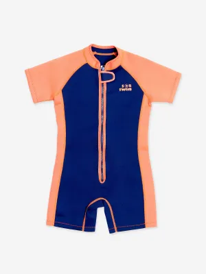 Boys Neoprene Wetsuit in Navy (UPF50 )