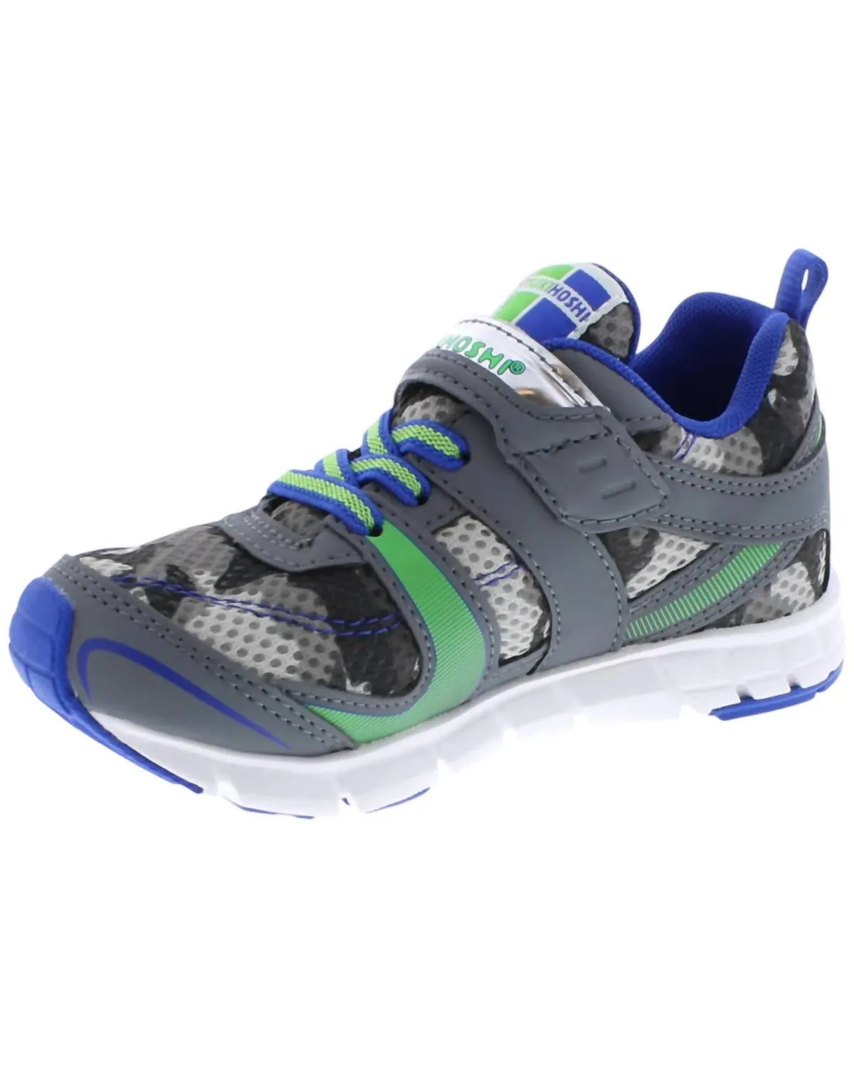 Boy's Velocity Shoes In Gray/camo