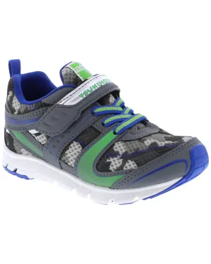 Boy's Velocity Shoes In Gray/camo