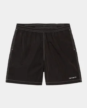 Canby Swim Trunks | Black / White Carhartt WIP