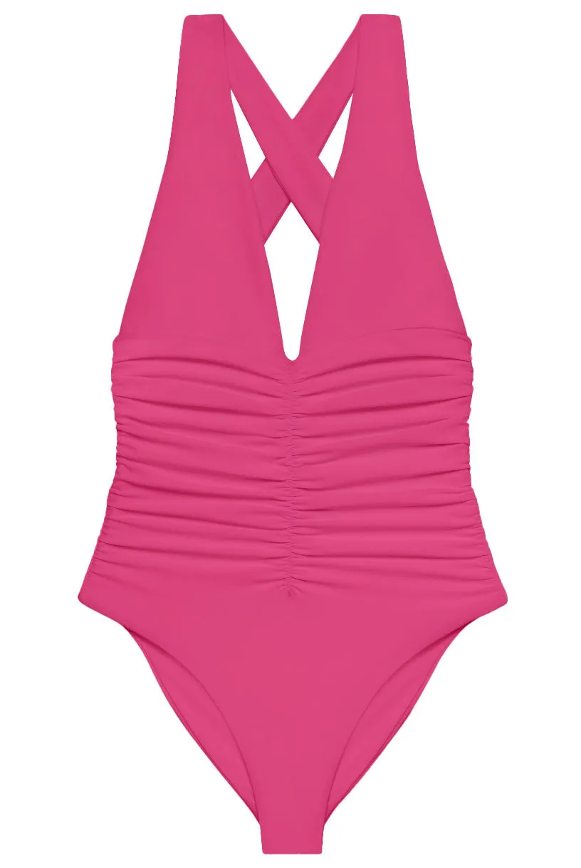 Capri One Piece | Petal Matte JADE SWIM