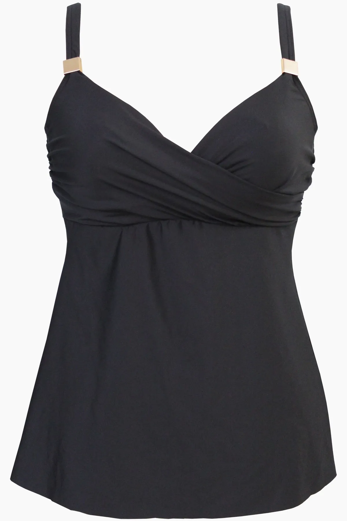 D-DDD Cups Surplice Tankini Top