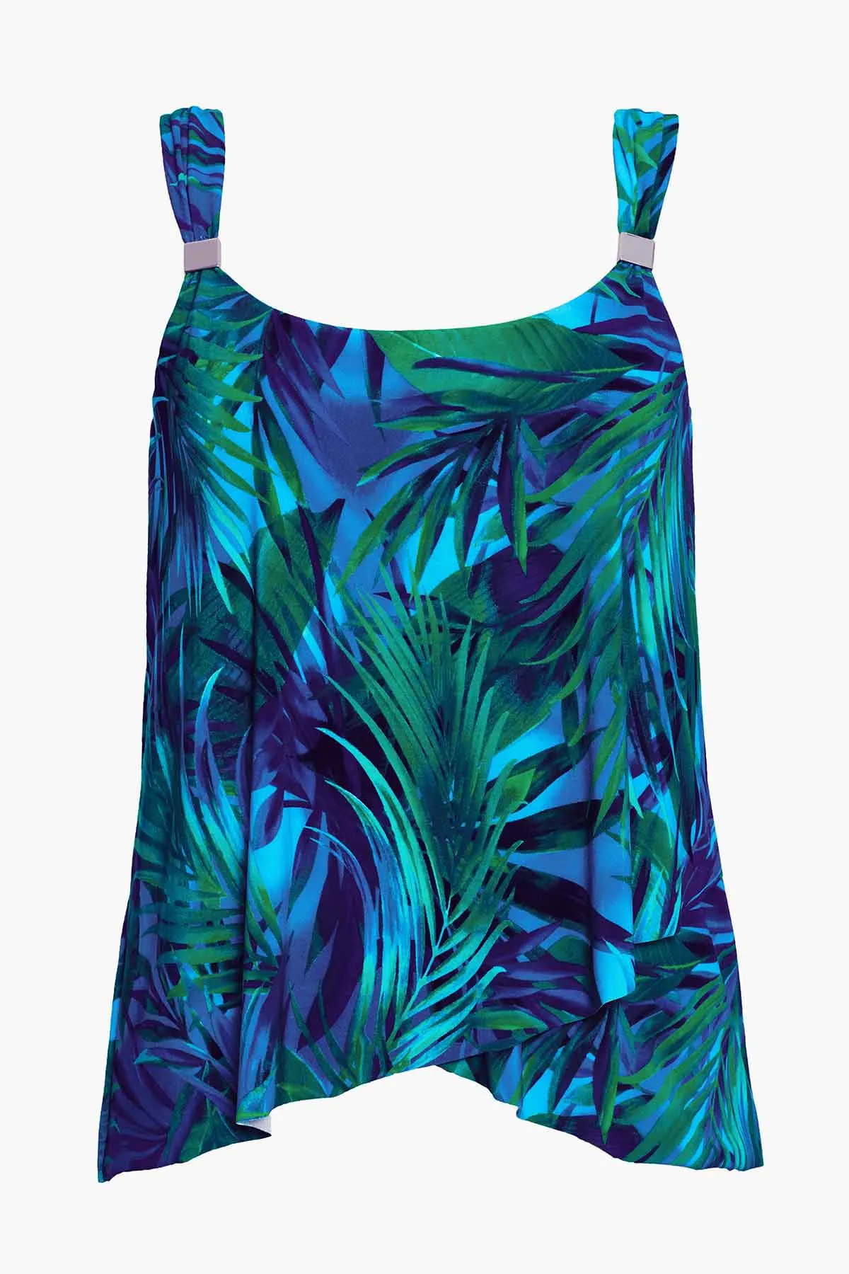 Dazzle Tankini Top in Palm Reeder