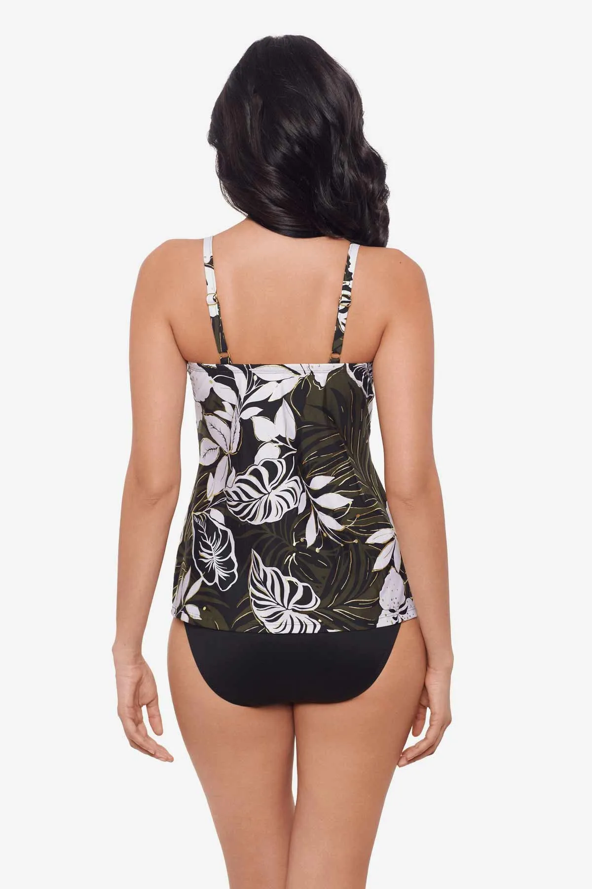 DD-Cup Love Knot Tankini Top in Elle Dorado