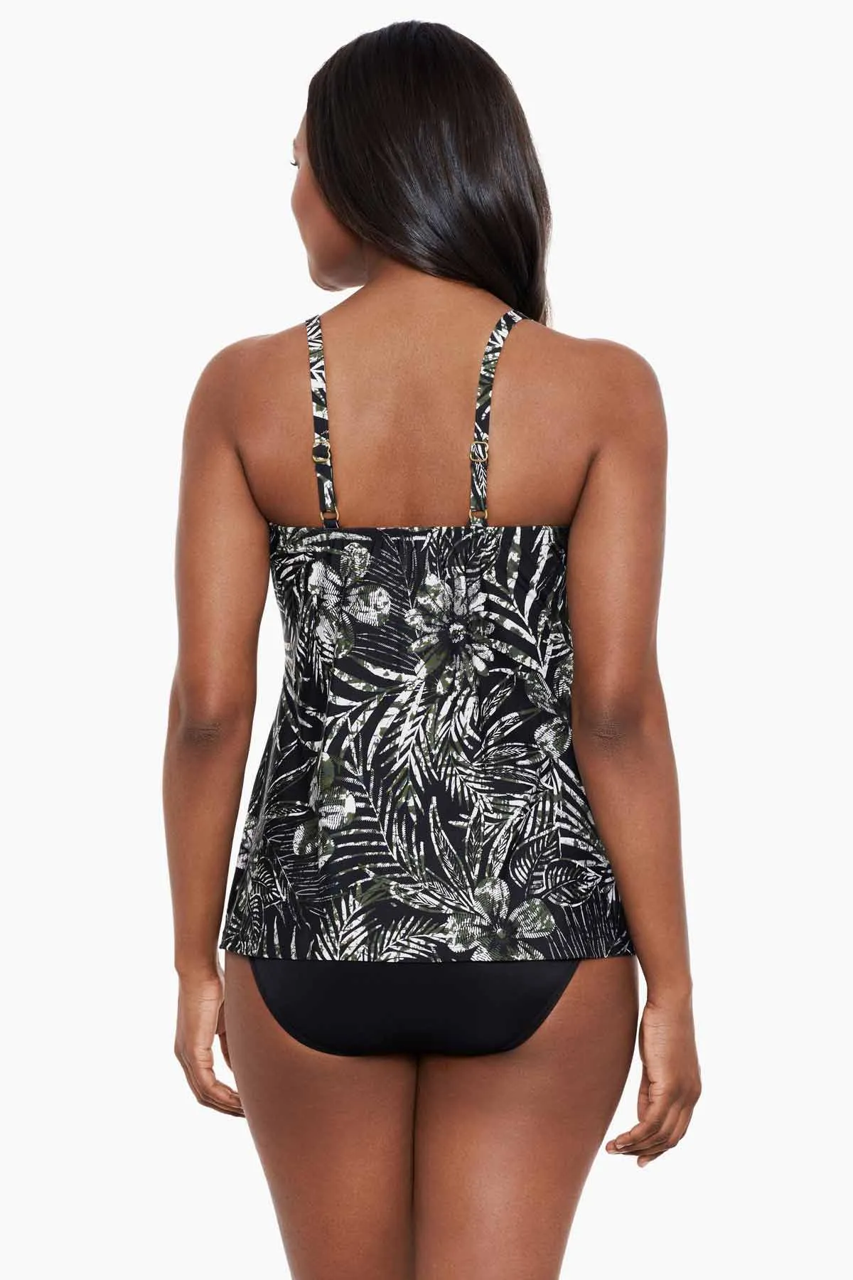 DD-Cup Love Knot Tankini Top in Zahara