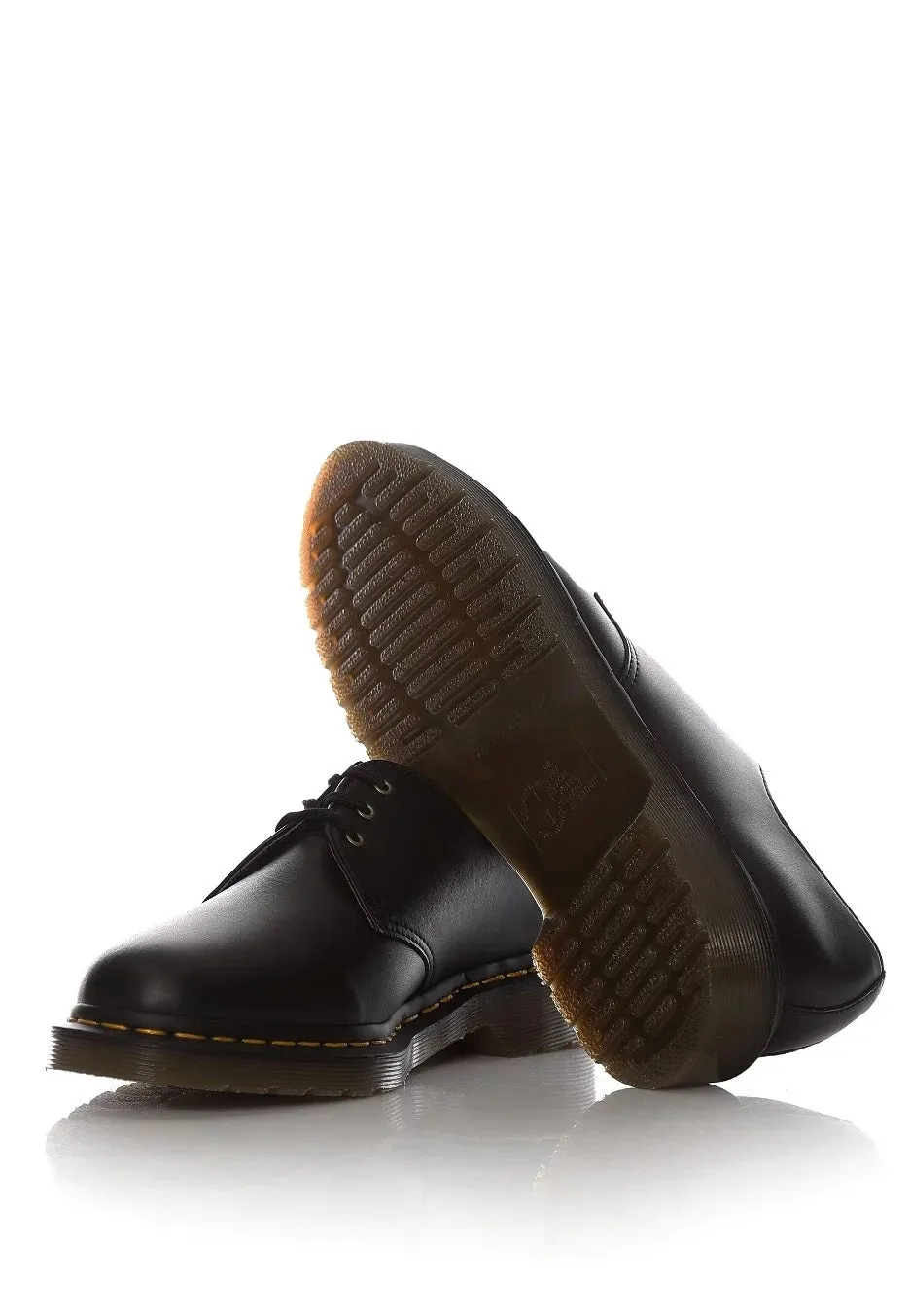Dr. Martens - Vegan 1461 Black Felix Rub Off - Shoes